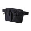 Kutsuwa Stationery Apron Bag with Free Size Gusset, BE020BK, Black,