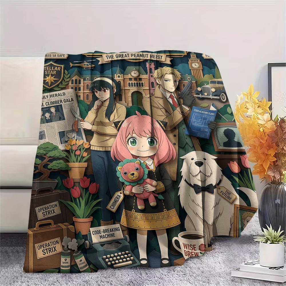 Spy Play House DesignPrint Flannel Blanket, High quality Comfortable for All Seasons, Home Decor, Warmth and Comfort