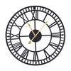 Настенные часы тихие стильные красивые большие круглые 40 см железные настенные часы подвесные часы для ресторана