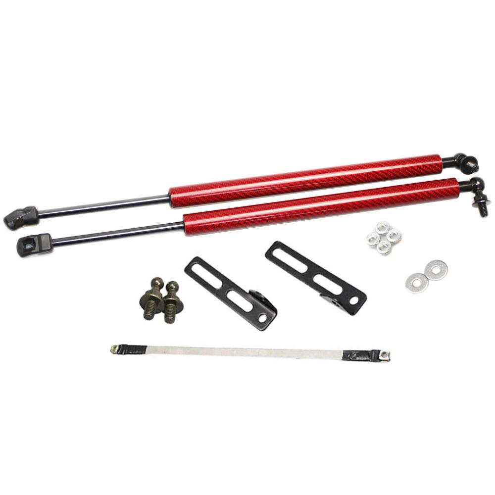 Hood Struts For Peugeot 308 II T9 2013-2021 Front Bonnet Modify Gas Spring Prop Lift Support Carbon Fiber Damper Piston Rods Bar