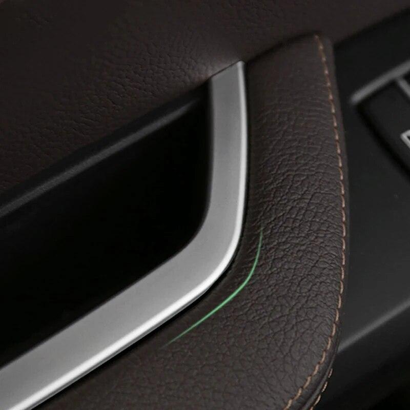Для BMW X3 F25 X4 F26 2011-16 Интерьер автомобиля Подлокотник двери водителя Ящик для хранения Рамка Накладка Наклейка Украшение Автоаксессуары