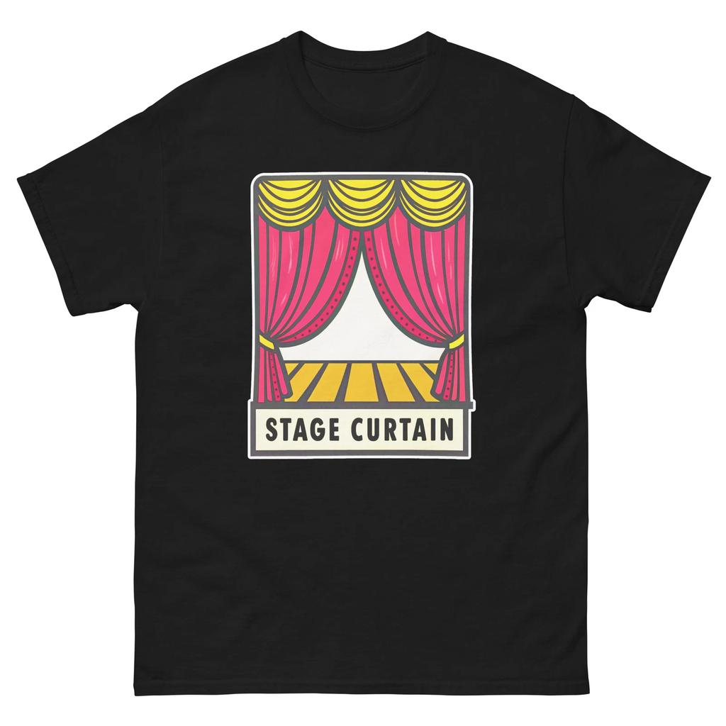Stage Curtain School Classroom Object Office Teacher T-Shirt
