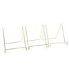 3 шт. Подставка для тарелок Многофункциональная Прочная Металлическая Устойчивая Широкое Применение Простой Дизайн Подставка для Книг для