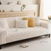 Sofa Cushion Winter Thickened Fleece Cushion Non-Slip Leather Sofa Cover New Cover Towel