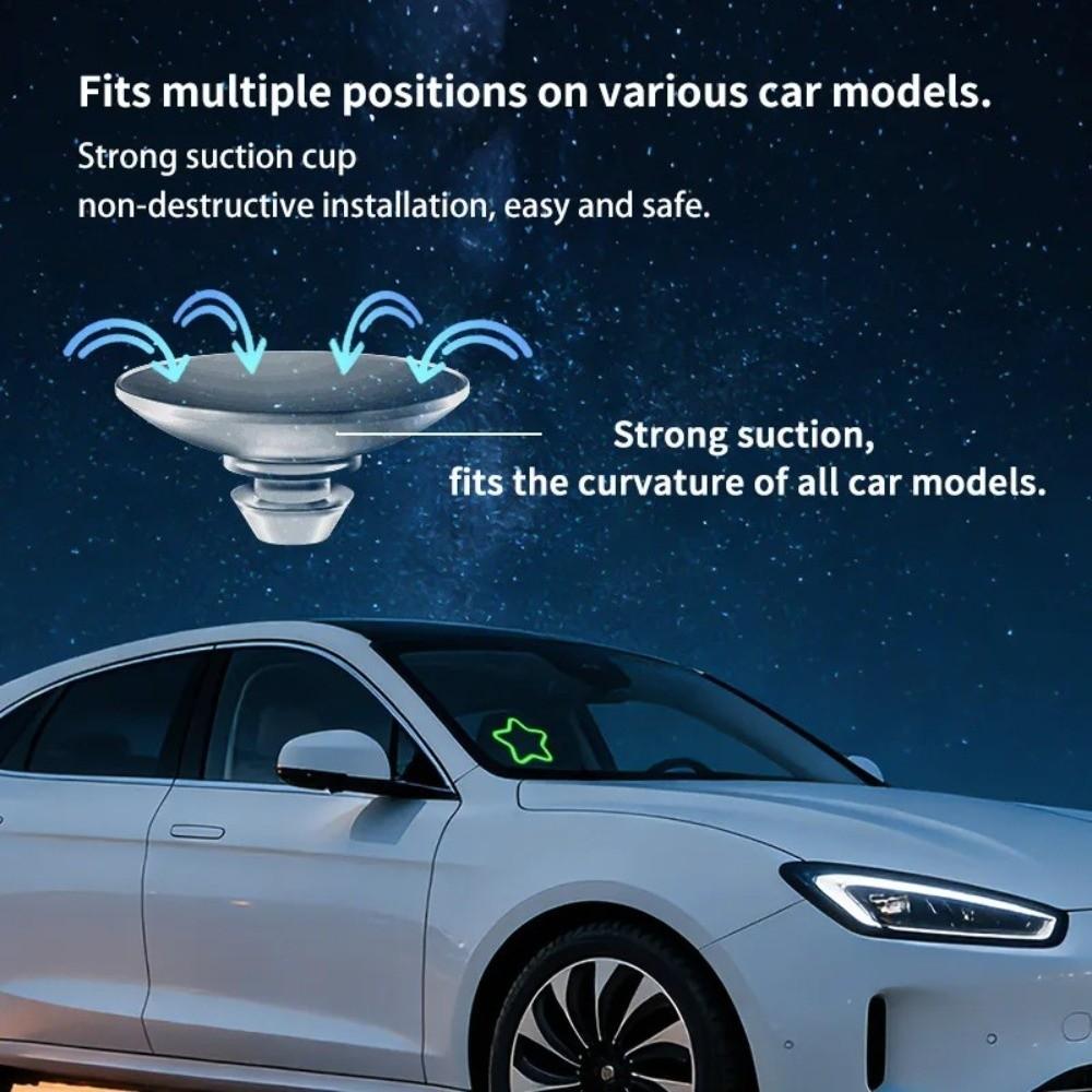 Plastic Car Atmosphere Light Universal Decorative Window Light New Solar LED Light  Auto Decor