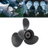 9 7/8 дюйма 11 дюймов Лодочный Подвесной Винт 3 Лопасти 10 шлицев RH Алюминиевый Сплав для Двигателей 20-30 л.с.