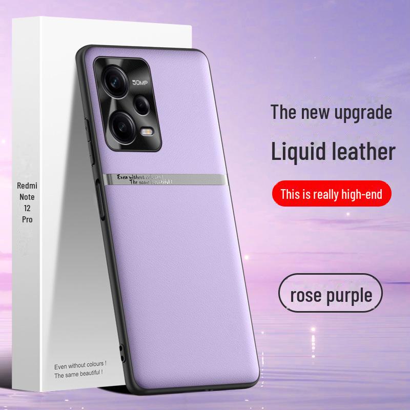 Чехол Redmi Note 12 Pro Liquid Leather Anti-Fall