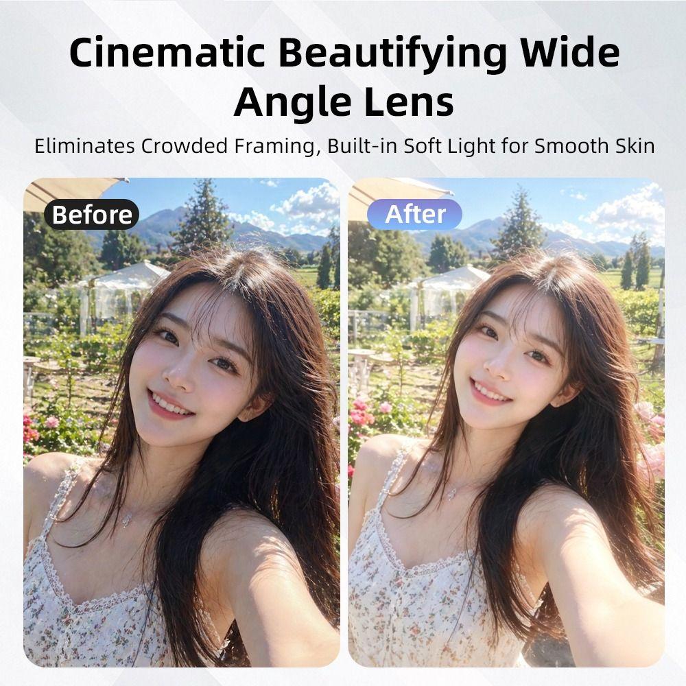 Magnetic Beauty Filter External Lens for DJI Osmo Pocket 4 3 Gimbal Camera Accessories