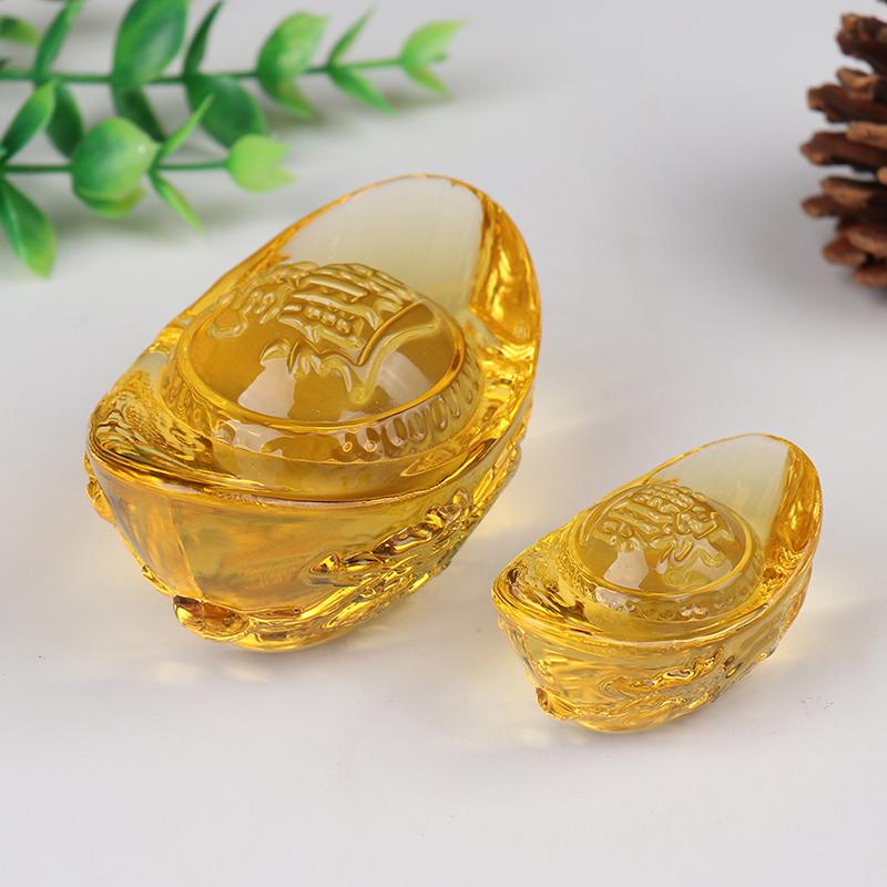 Китайский фэн-шуй Юань Бао Узор с драконом Слиток Счастливое благословение Домашний орнамент