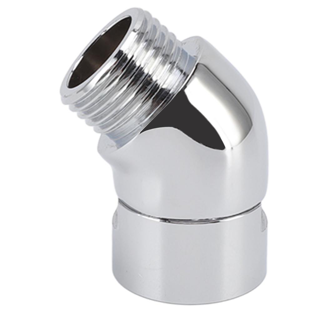 Адаптер для душа с ручным держателем, 135 градусов, душевая лейка, латунный адаптер для душа, аксессуары для душа G1/2 дюйма