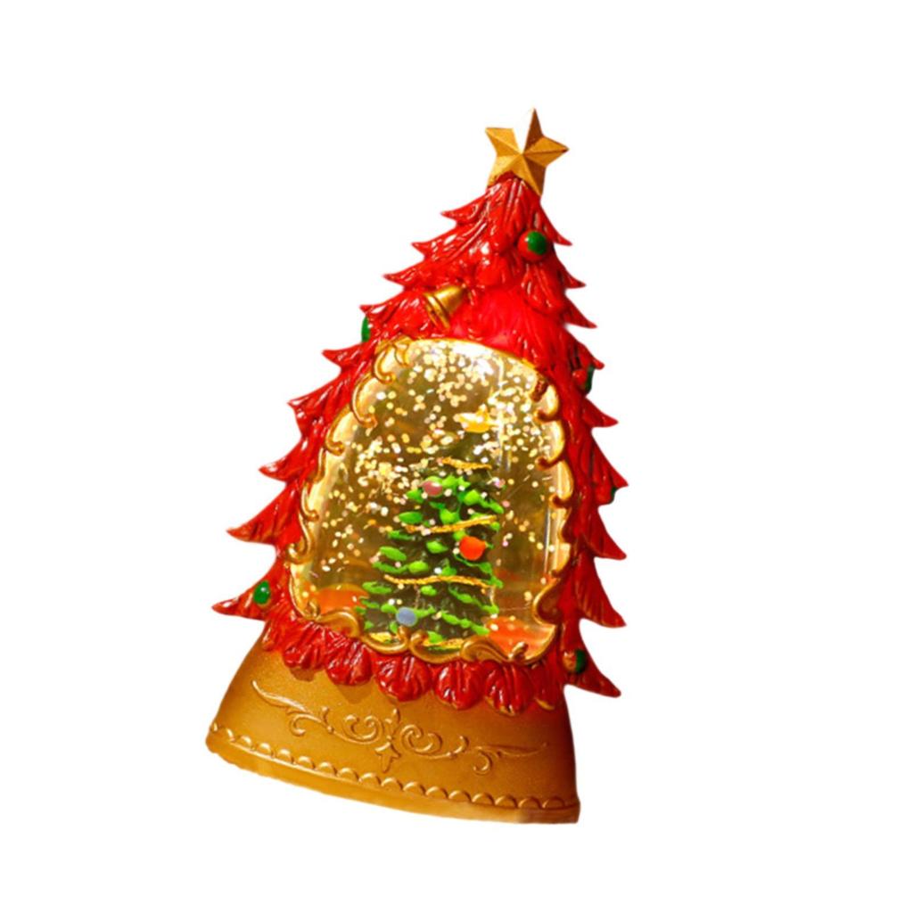 5,7-дюймовый светодиодный фонарь в форме рождественской елки на батарейках, украшение стола на Рождество