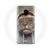 Case for Samsung Galaxy A8 Plus Cat with a Funny Photo Hood Animals