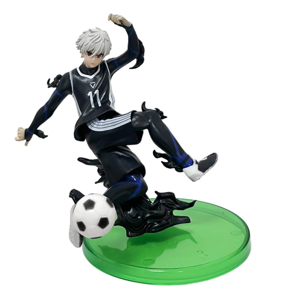 Anime Blue Lock Figure Football Comic Isagi Yoichi Bachira Meguru Nagi Seishiro Mikage Reo Pvc Model For Birthday Gif In Stock
