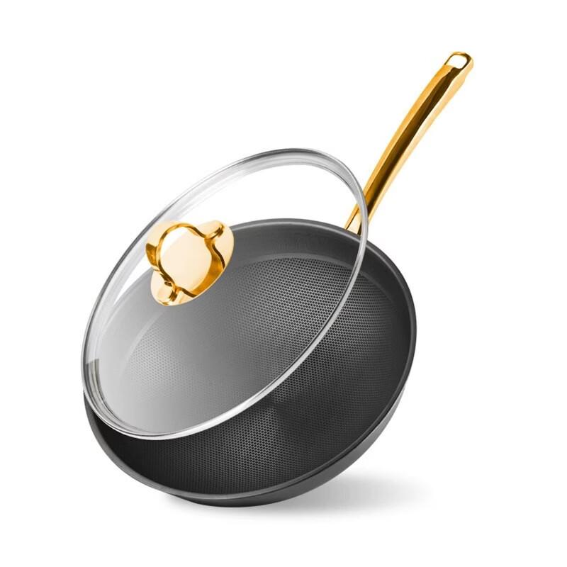 Zhishi 32cm Titanium Coating-Free Non-Stick Wok