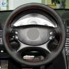 Плетеный руль для Mercedes Benz E-Class W211 CLK-Class C209 A209 C219 W463 SL-Class R230, кожаный чехол на руль автомобиля