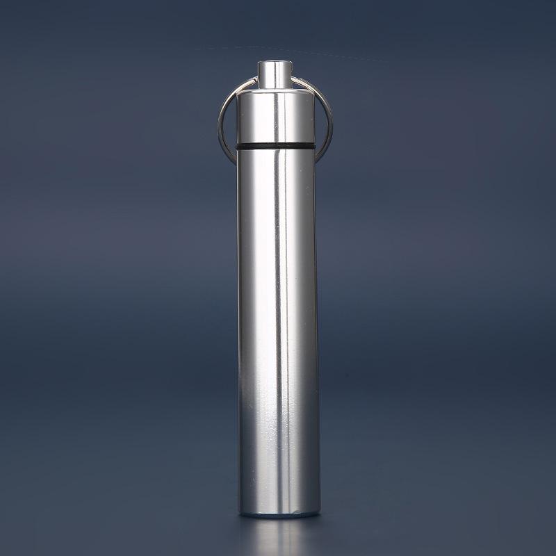 8 шт. Портативный карманный набор зубочисток из нержавеющей стали, многоразовые металлические зубочистки