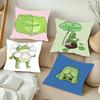 Мультяшная лягушка Сказочная Наволочка Чехол на Подушку Дивана Декор Комнаты Дома