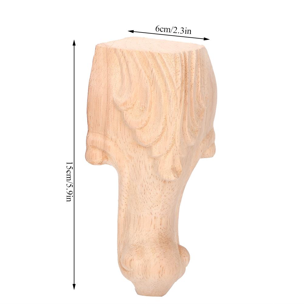 Ножки для шкафа, 4 шт., резные ножки для стола, мебельные ножки, ножки для дивана, в европейском стиле(15x6см)