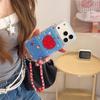 Свежий и Милый Синий Клетчатый Чехол со Звездочками для iPhone 17/16 Pro Max/15/14