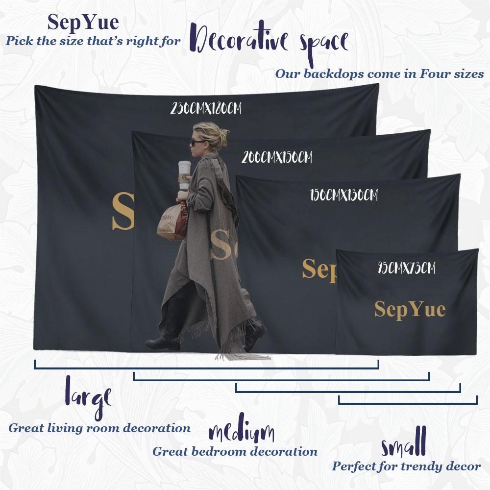 SepYue рождественские носки каминная елка праздничное украшение гобелен с принтом хиппи винтажный большой 3d тканевый настенный гобелен