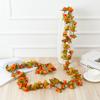 Rose Artificial Flowers Christmas Garland for Wedding Home Room Decoration Spring Autumn Garden DIY Fake Plant Vine