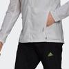 Adidas Marathon Running Hooded Jacket Men Outerwear White HA0251