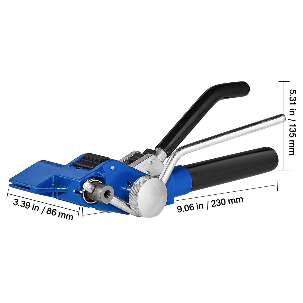 SucceBuy Pallet Banding Strapping Kit 100ft with Strapping Tensioner Packaging Tool 100 Metal Seals for Warehouses Packing