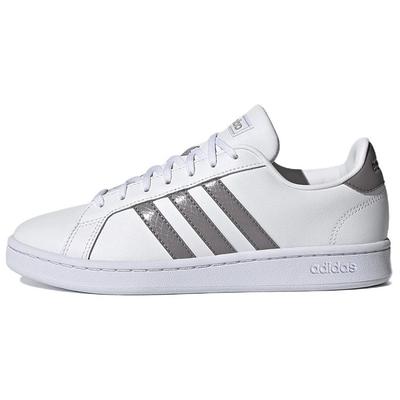 Neo Grand Court Кожаные Удобные Нескользящие Прочные Низкие Теннисные Кроссовки Женские Кроссовки Белые FY8931