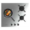 3-Burner Gas Cooktop Bolero Squad G 3400S Stainless Steel Cecotec