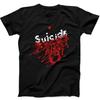 230 Gsm 100% Cotton Suicide New Wave Punk Band Music Gift Tee Black T Shirt B137