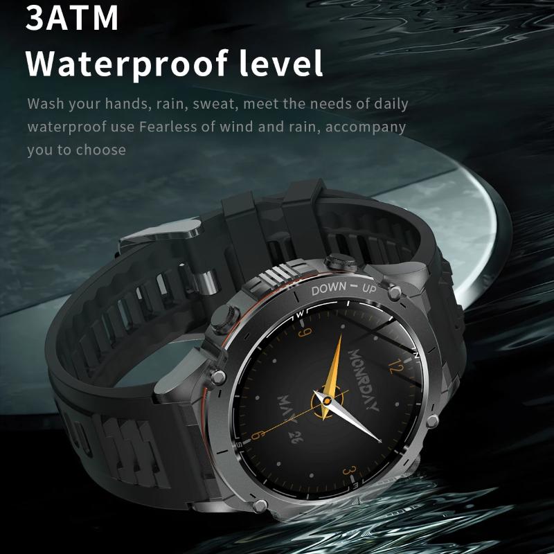 Новые уличные GPS смарт-часы 2025 1,43" AMOLED 10ATM Водонепроницаемый Браслет Компас Спортивный Трекер BT Звонок Смарт-часы Мужские Для Xiaomi IOS