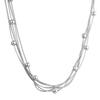 925 Sterling Silver Necklace Pendan five Snake Chain For Women Exquisite Student Girlfriend Jewelry Accessories Wedding GiftGood product