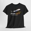 Смешная футболка с логотипом Atlas Air Cargo, американская, размеры от S до 5XL