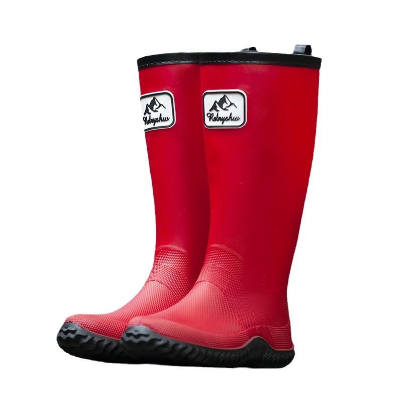 Пешие прогулки на свежем воздухе Приключения Высокие резиновые сапоги Пешие прогулки Водонепроницаемые длинные резиновые сапоги Кемпинговые водные сапоги Водные сапоги для поездок на работу