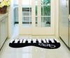 Rubitas Piano Mat for and Stylish Interior Design Bathroom, Entryway, Indoor/Outdoor Use, Kitchen, Toilet, (Black)