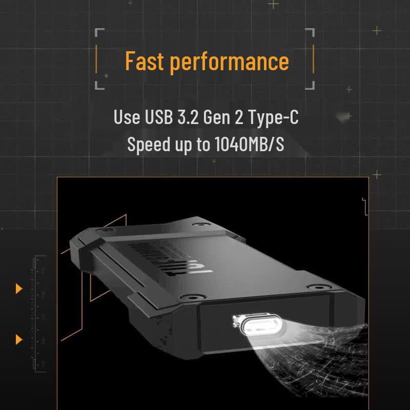 Asus Защищенный корпус TUF GAMING для M.2 NVMe/SATA SSD