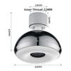 Новая насадка на кран из АБС-пластика Улучшает поток 360° Вращающийся Аэратор для крана Серебристый Не разбрызгивающий Запасные части для крана Кухонное использование