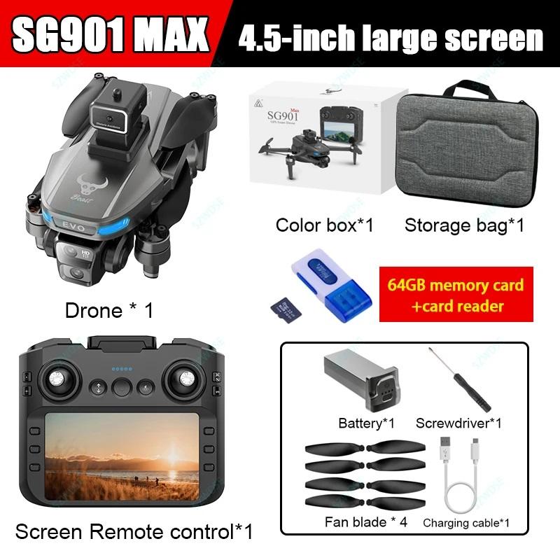 SG901 MAX GPS Drone Professional Aerial Photography 4K HD With Obstacle Avoidance Remote Control Remote Control Aircraft