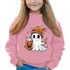 Halloween Day Girls Round Neck Pullovers For Kids Printed Baby Tops