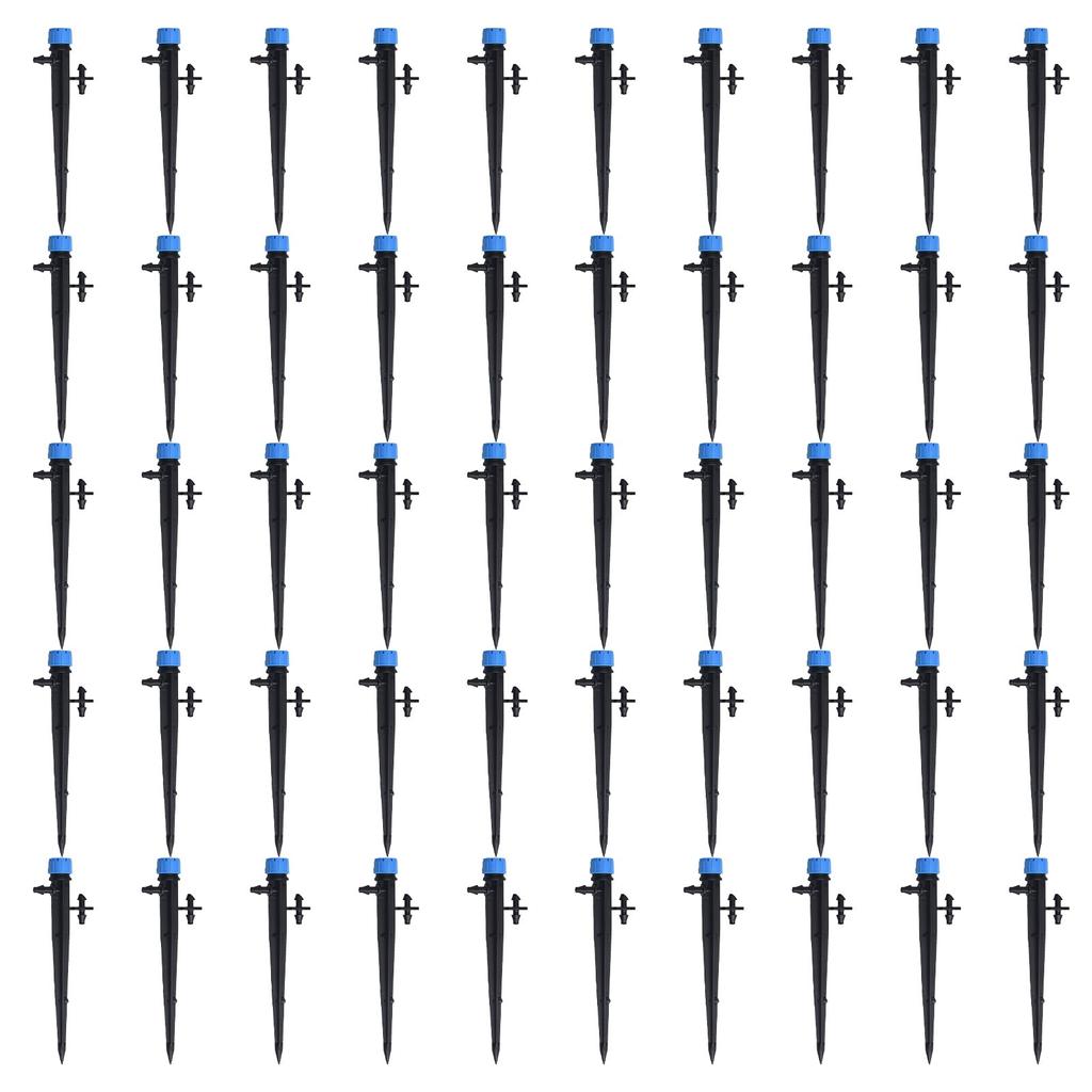 Капельницы для полива, разбрызгиватели 360°, черные/зеленые/синие/красные