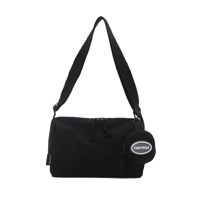 Simple Solid Color Large Capacity Lightweight Women Casual Crossbody Bag For Daily Use