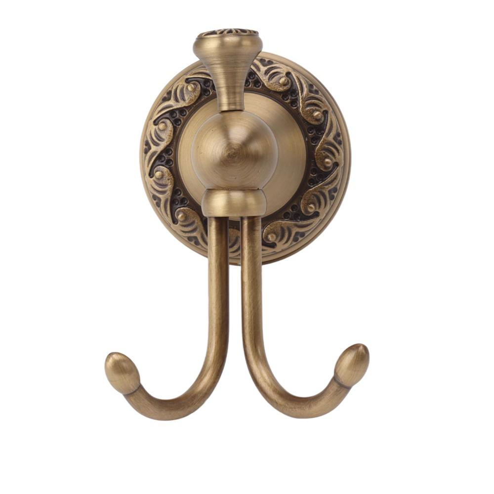 Copper Coat Hook Antique Brass Towels Hook Durable Robe Hook Home Bathroom Bedroom Kitchen