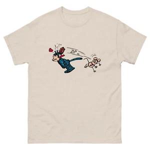 Футболка Krazy & Ignatz | Классическая графика комиксов | Винтажная футболка с мультяшными персонажами