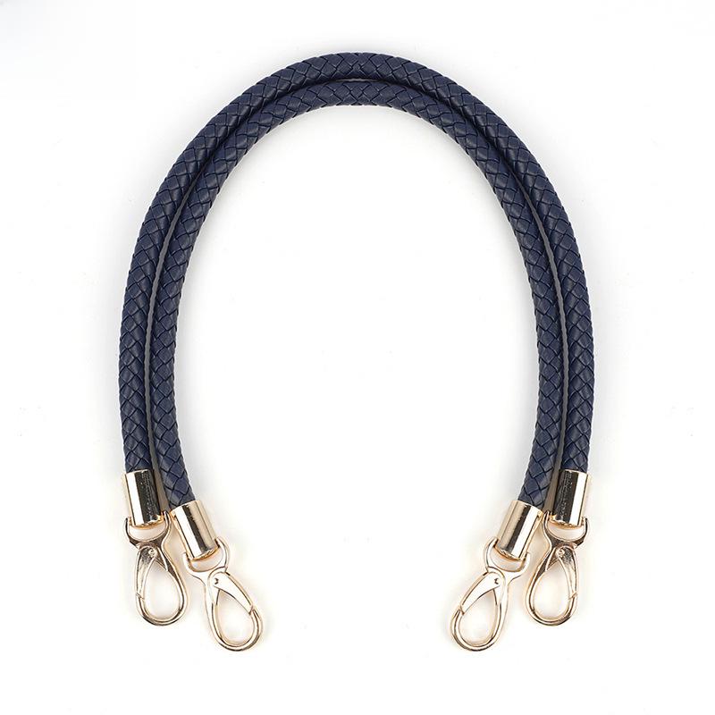 60 см черная плетеная сумка из искусственной кожи с ручкой на плечо