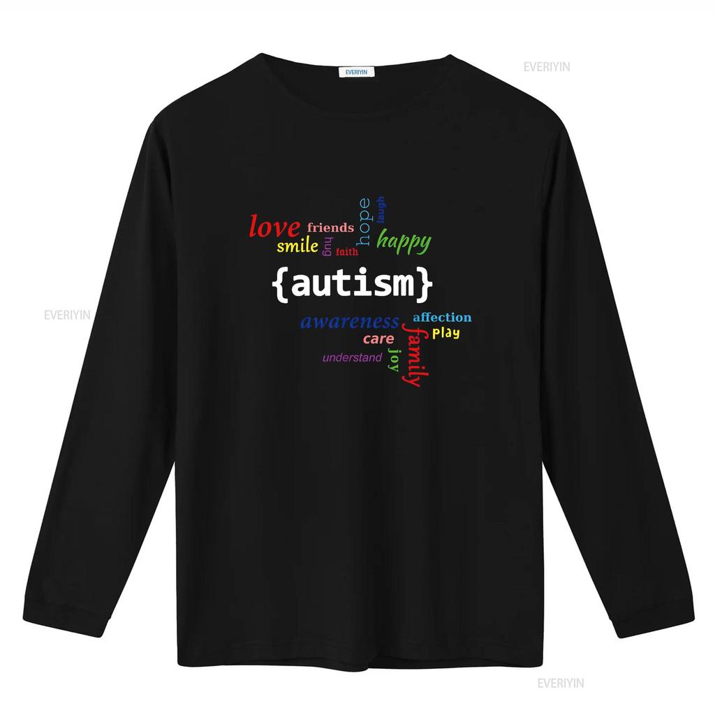 Autism T Shirt Awareness for Kids vintage Washed Breathable Unisex Stretched fashion Slightly Comfortable Casual streetwear