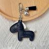 Cartoon Pu Leather Horse Key Chain Heart Zodiac Pony Bag Hanging  Year of The Horse