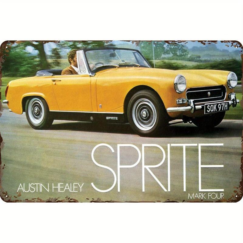 Авангардная автомобильная металлическая художественная картина для декора гаража