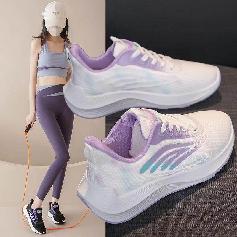 2025 Women's Flying Woven Shoes Women's Mesh Shoes Breathable and Comfortable Women's Shoes Trendy Fashion Casual Women's Shoes Mesh Running Shoes