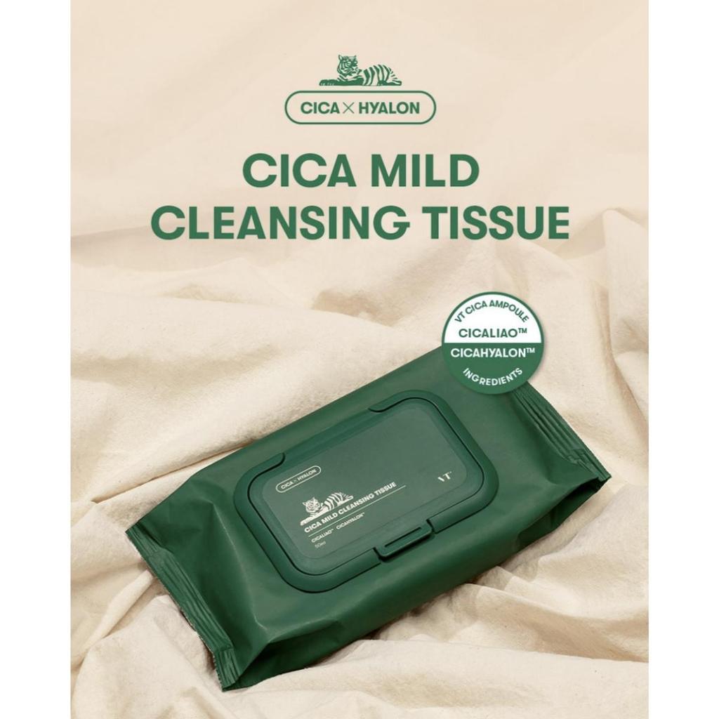 VT COSMETICS Cica Mild Cleansing Tissue 50 Sheets