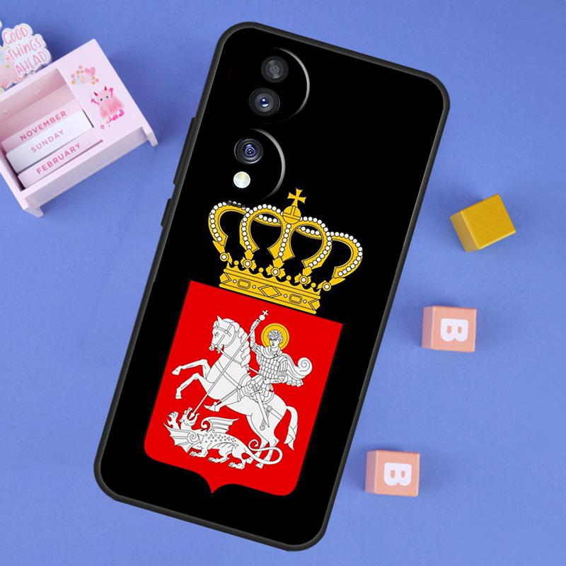 Georgia Flag Case For Honor Win RT 400 200 Pro 50 70 90 X9a X9b X9c X9d X8b X8c Magic 8 Pro 6 7 Lite Cover